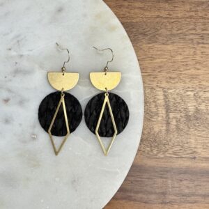 Clove Earrings - Black