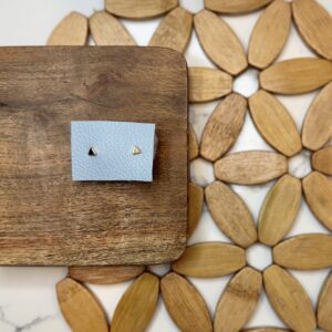 Mini Gold Studs - Triangle