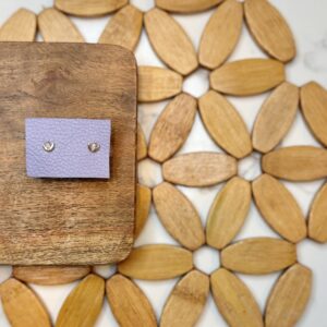 Mini Gold Studs - Moon